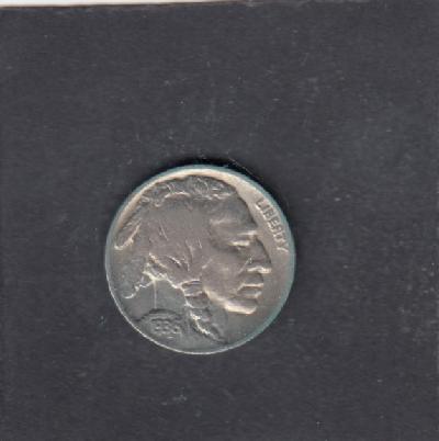 Beschrijving: 5 Cent BUFFALO